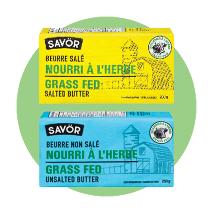 Image of Grass Fed Salted Butter and Grass Fed Unsalted Butter