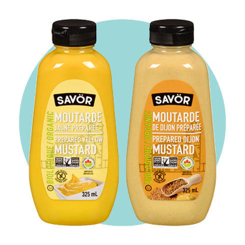 Image of Organic Yellow Mustard and Organic Dijon Mustard