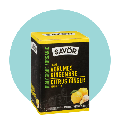 Image of Organic Citrus Ginger Herbal Tea